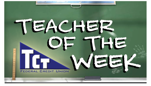 Teacher of the Week chalkboard logo