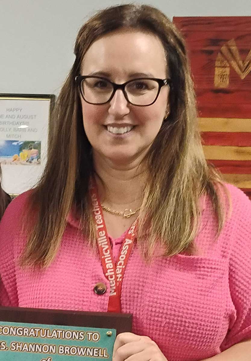 Mrs. Shannon Brownell, 8th Grade Social Studies Teacher at Mechanicville Junior-Senior High School