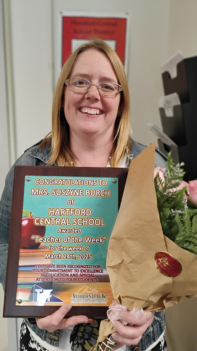 Mrs. Suszyne Burch, 6th grade Teacher at Hartford Central School
