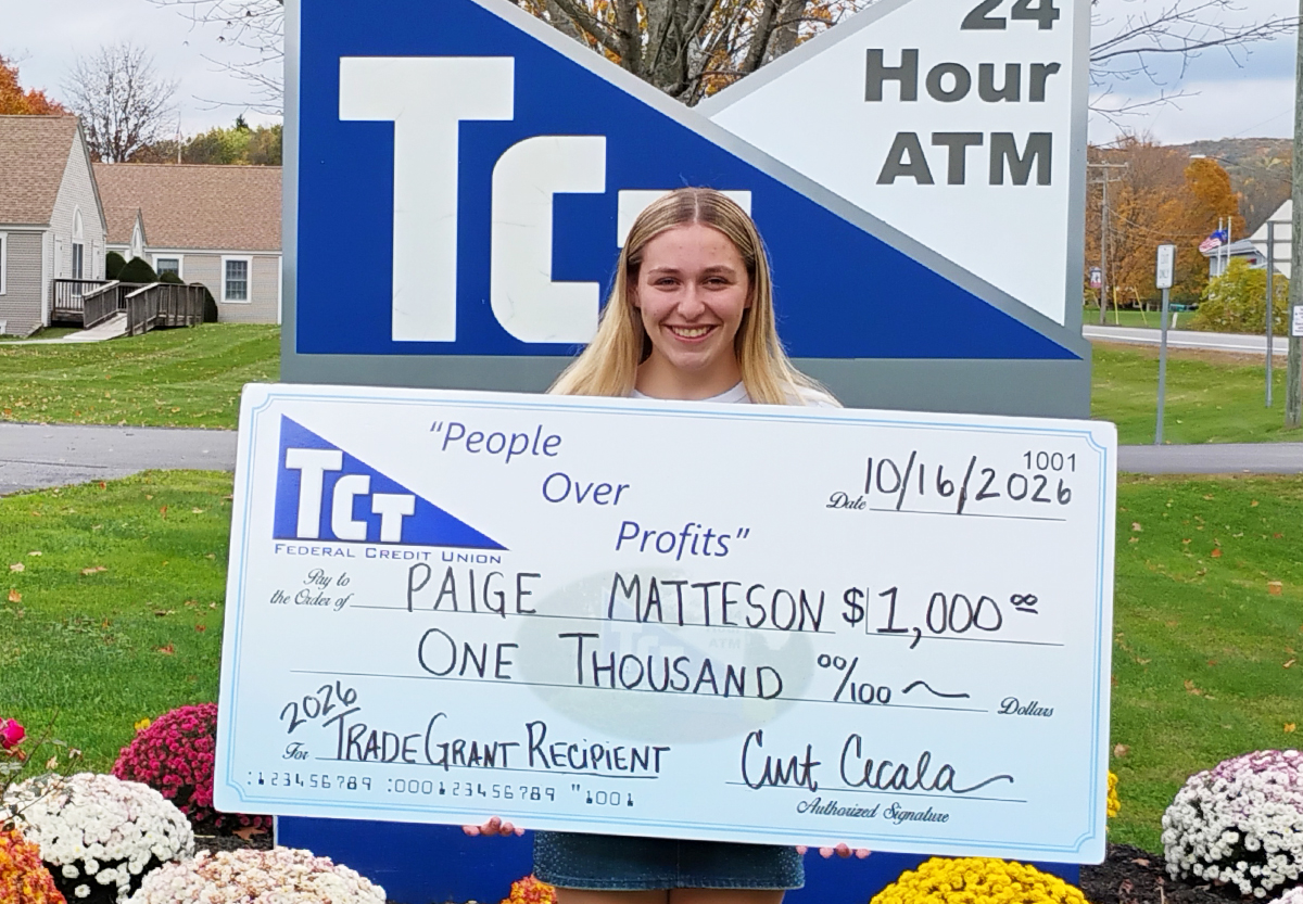 Trade Grant Recipient, Paige M., October 2026