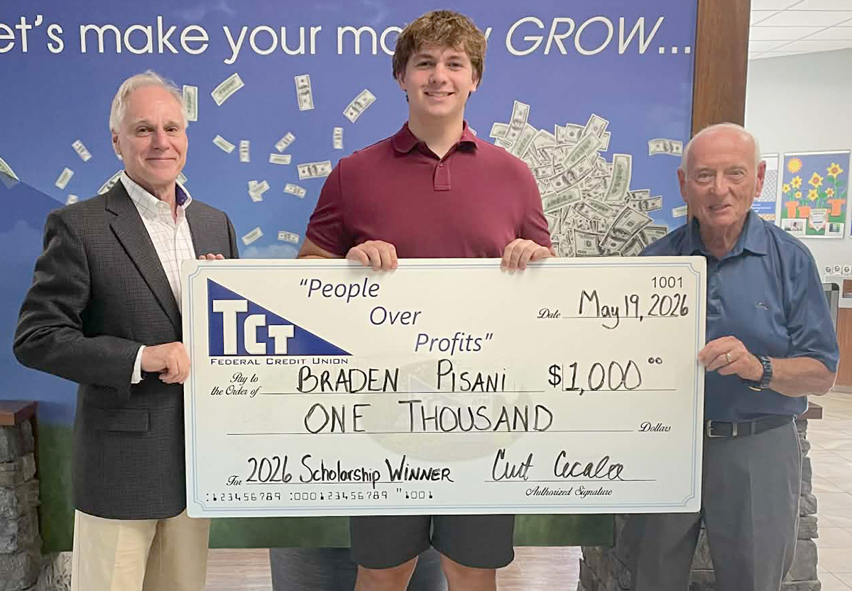 2026 TCT Scholar, Braden Pisani