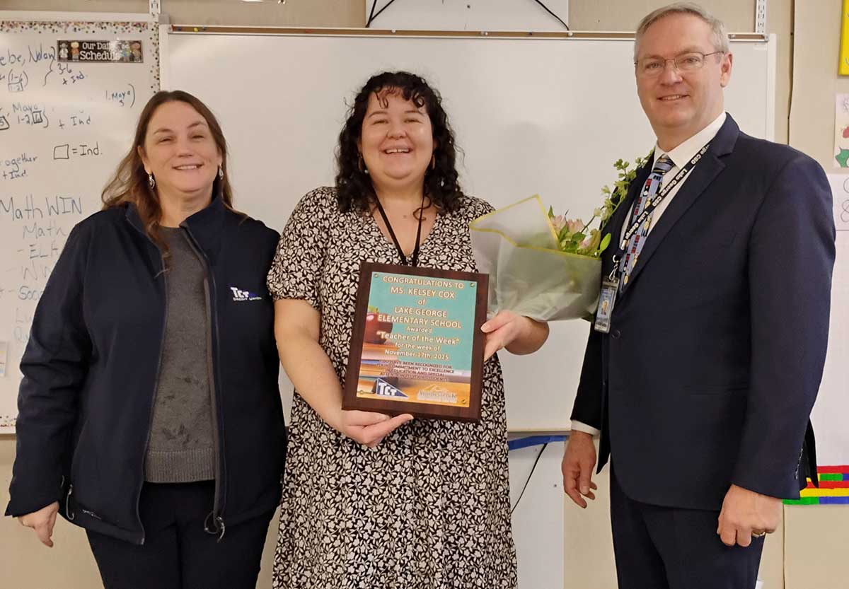 Ms. Kelsey Cox, 6th Grade Teacher at the Lake George Elementary School